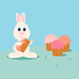 Кролик и куличи