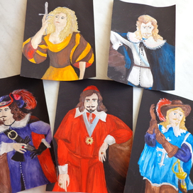 Персонажи книги А.Дюма "Три Мушкетера"