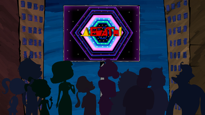 фон для мультфильма Радаст и щастье