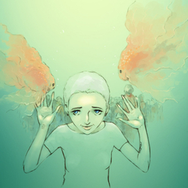 Крис за стеклом