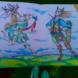 Однажды на лугу