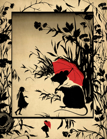 Иллюстрация к сказке Х.К.Андерсена "Дюймовочка"