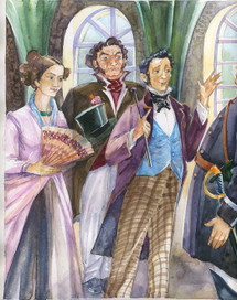 Одна из иллюстраций к произведениям Н.В.Гоголя