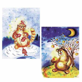 Кот. Медведь.