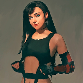 Тифа Локхарт маслом