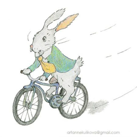 "Кролик-велосипедист"