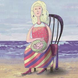 Мама гладила ежа