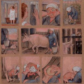 Лето у бабаушки