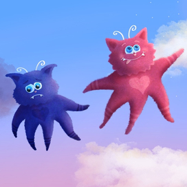 Облачные Монстрокотики