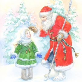 Ёлочка -снегурочка)