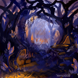  Картинка леса, просто на отдыхе, что бы раслабиться.