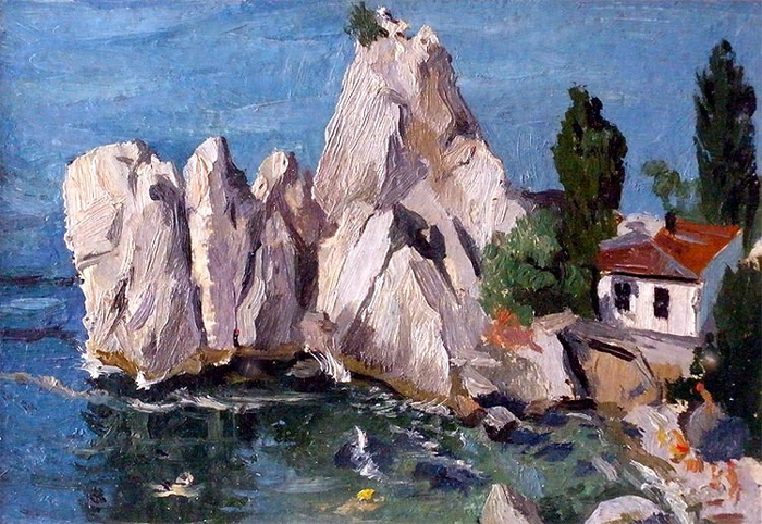 Бухта А.П.Чехова.Этюд.