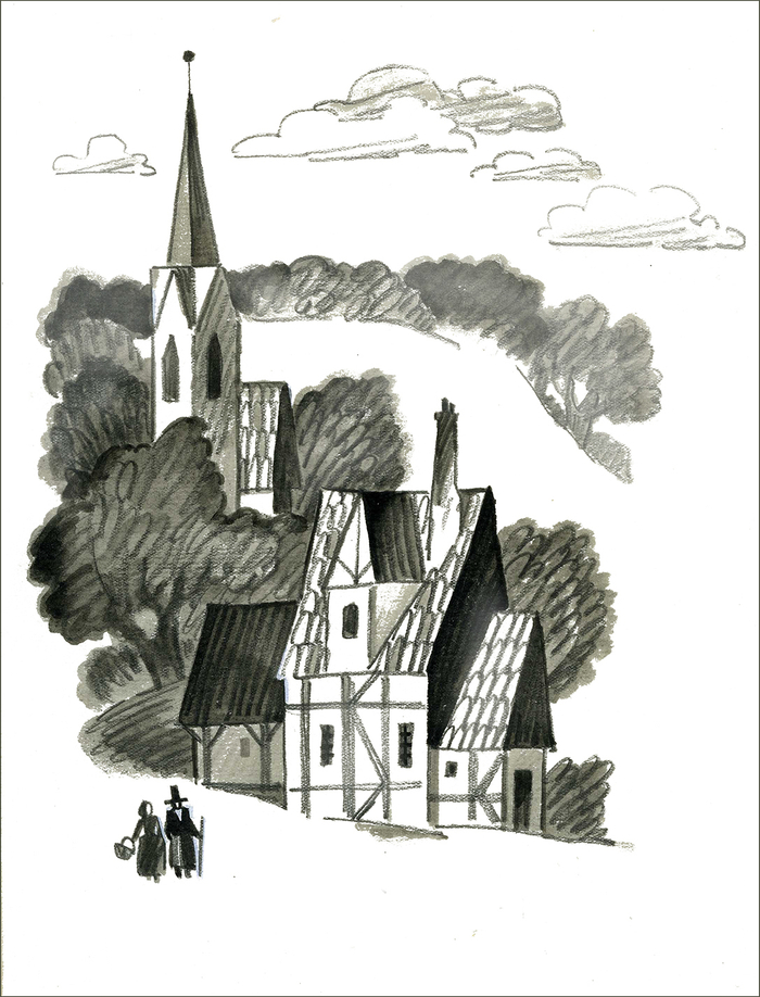 Фронтиспис "Бременские музыканты" Детгиз