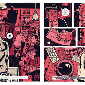 комикс-шмуцтитул / Detective comics page header (2013)