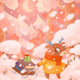 Зимняя открытка