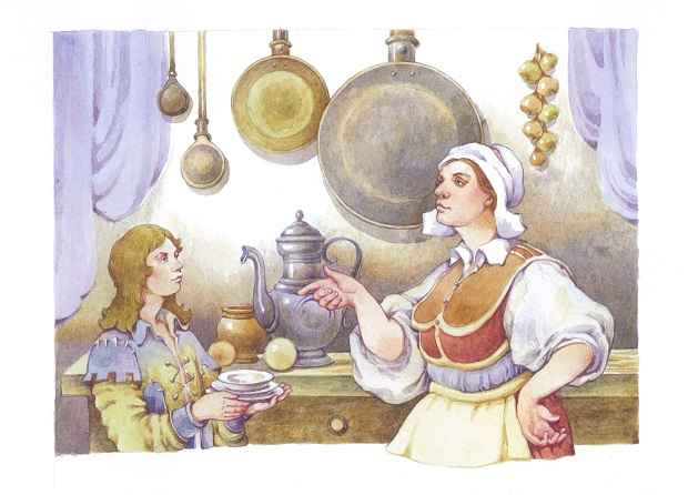 Принц и кухарка.