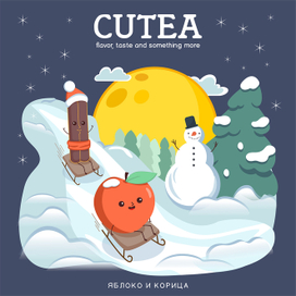 Новогодняя упаковка чая