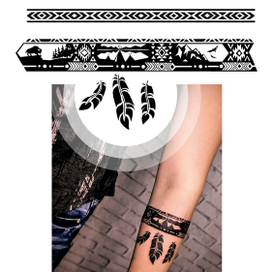 Браслет на индейскую тему