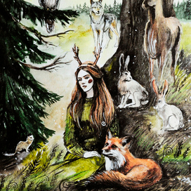 Лес проснулся