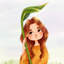 Рыжая девушка