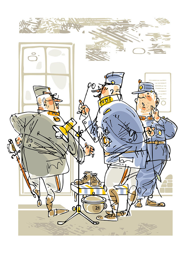 Я. Гашек. Похождения бравого солдата Швейка. Лист №1