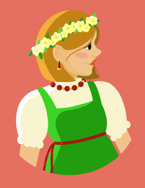 Стилизованные портреты | Мальчик и девочка