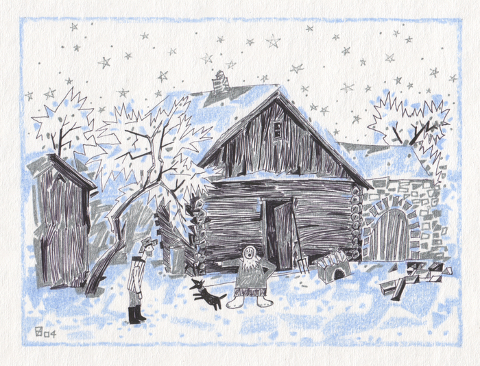 Отставка полковника. Лист 6. Иллюстрация к рассказу "Каникулы в Изборске"