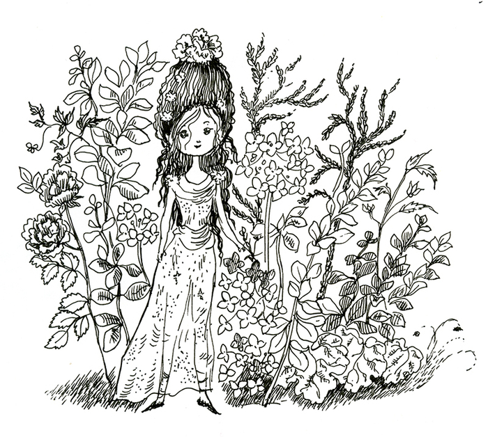 Среди травинок