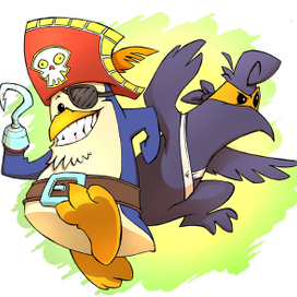 penguin pirate vs ninja chicken