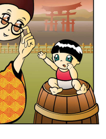 Иллюстрация к сказке "Врун"