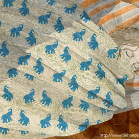 Иллюстрация к детективу Константина Смелого "Кругом слоны, Миша".