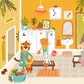 Книга с наклейками "Детский Сад"