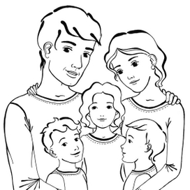 Многодетная семья