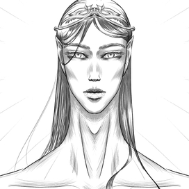  чб character portraits