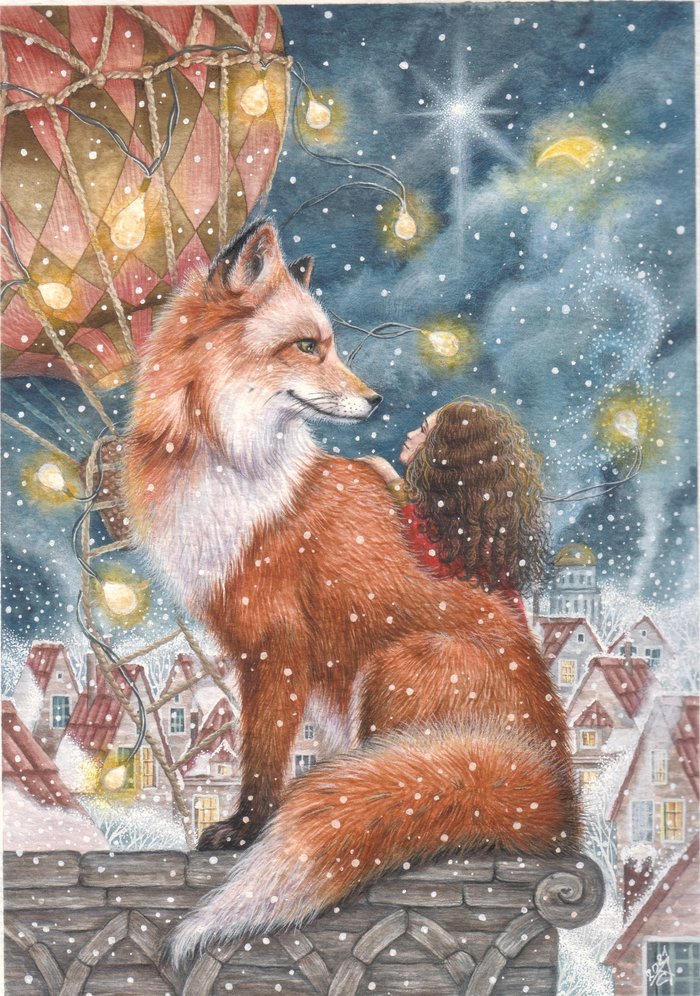 Лис и звездочка