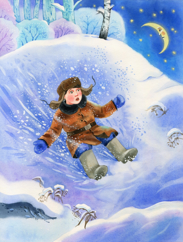 к повести Л.Воронковой "В гостях у бабушки Марфы" , для изд.Качели