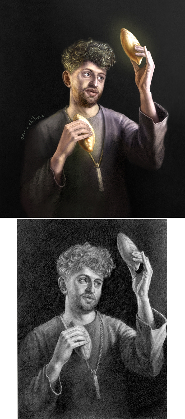 Искушение Луки (пирожками с луком)