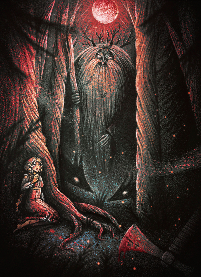 Леший с девой