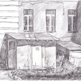 задний дворик