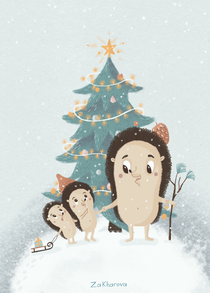 Новогодняя открытка 7