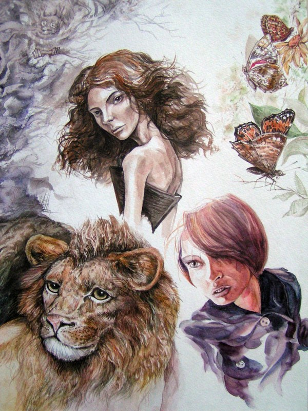 Три бабочки