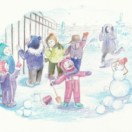 Иллюстрирование журнала "Вверх тормашками"