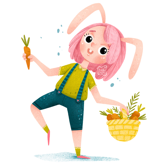 Девочка-зайка