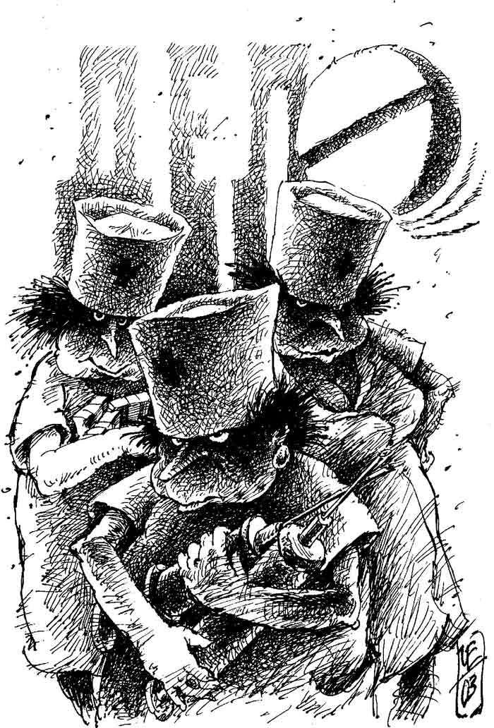 Иллюстрация для газеты. Врачи.