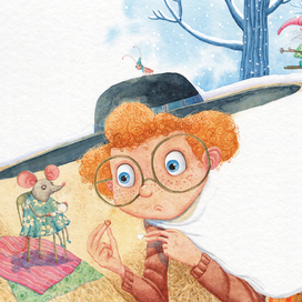 мышь меня на чашку чая пригласила в новый дом...