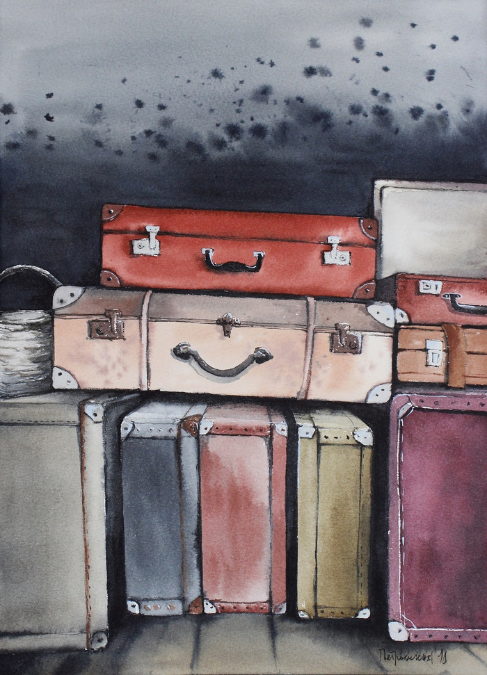 Старые чемоданы