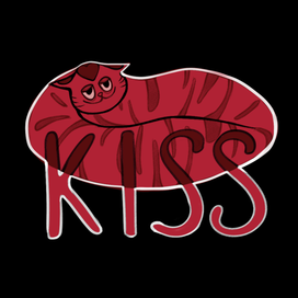 Логотип для бара «Kiss»