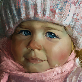 Портрет девочки.