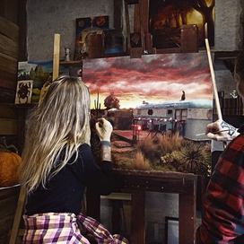 "Вечер в трейлере" в процессе