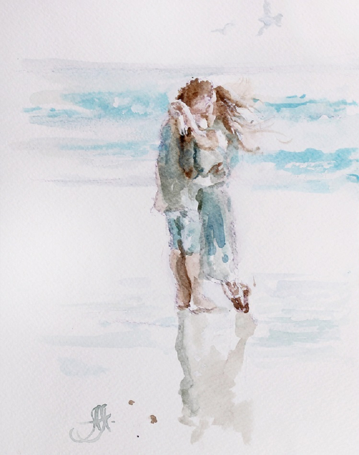 Акварели о море